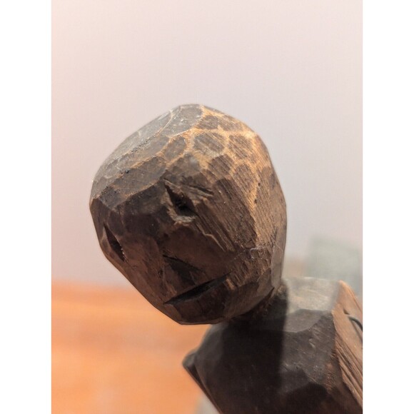 Very Early Dancing Dan Wood Figure Folk Art - Picture 8 of 8